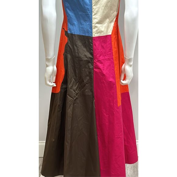 Akris Cotton Poplin Midi Dress with Composed Letters Print Size 8 - Picture 7 of 14